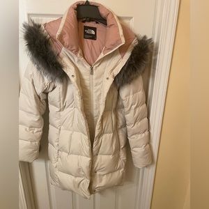 North face down coat 550